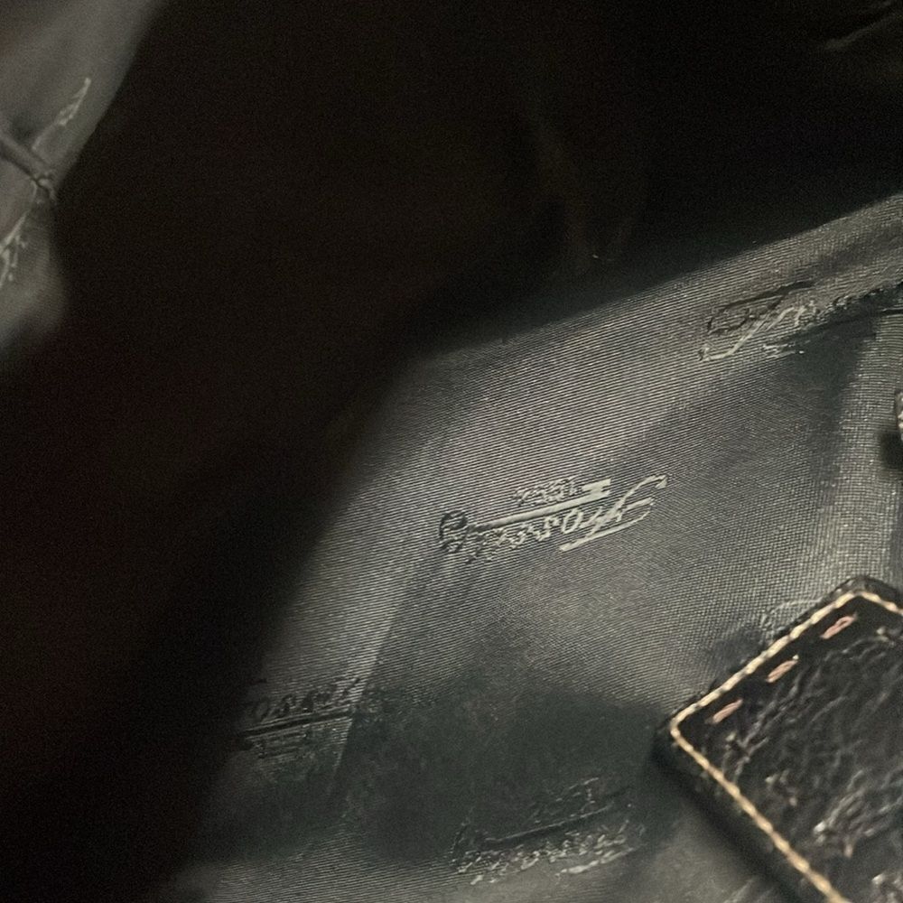 Fossil Black Leather Shoulder Bag - Picture 9 of 14